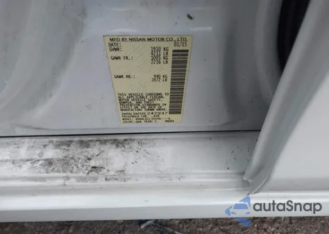 2015 Nissan Altima 2.5 Sl z USA, uszkodzony, nr VIN 1N4AL3AP1FC247937